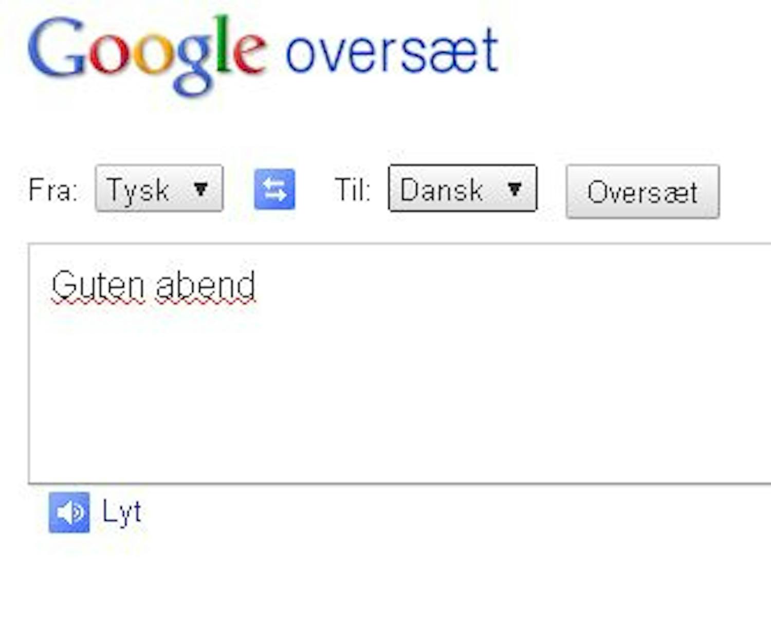 Google Oversæt